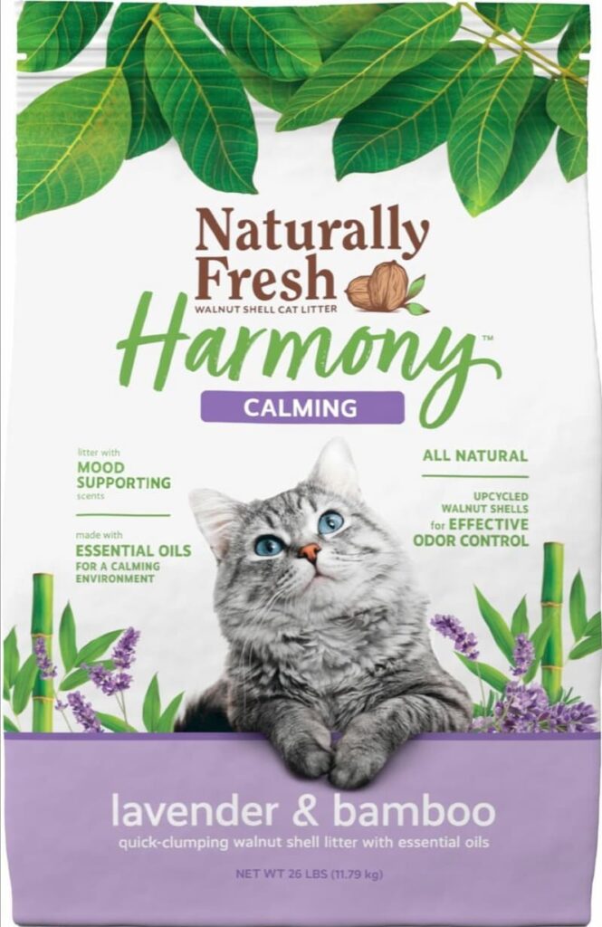Naturally Fresh Cat Litter with calming essential oils